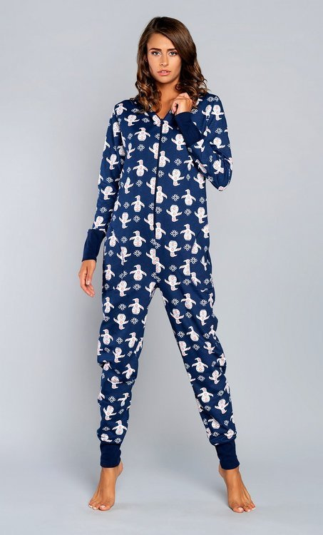 Salopetă lungă pentru femei Nana Italian Fashion - roșu 