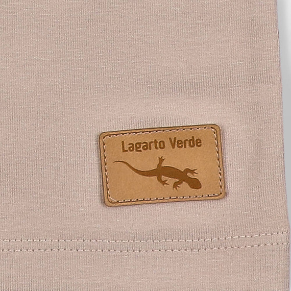 KAR-2004/BEZ Tricou pentru baieti Lagarto Verde bej