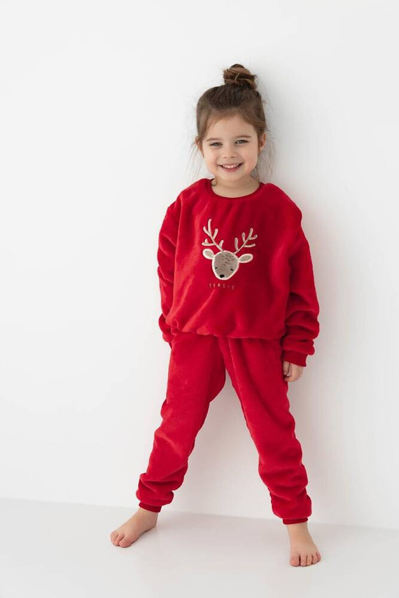 Pijama pentru copii Harriet Kids Sensis - roșu