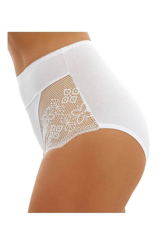 Ella Maxi Chiloți de damă Emili alb