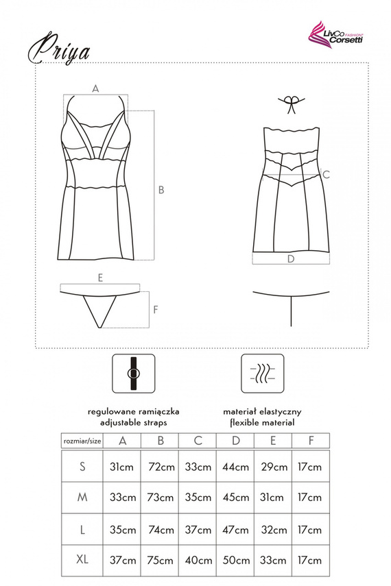 Priya LC 13429 Koszulka LivCo Corsetti Fashion różowy 