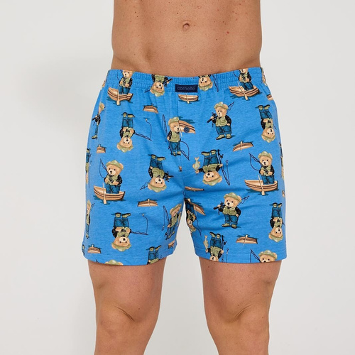 Boxeri bărbați Cornette Classic 001/188 011/188 – 100% bumbac, croială lejeră, șliț cu nasture, confort zilnic