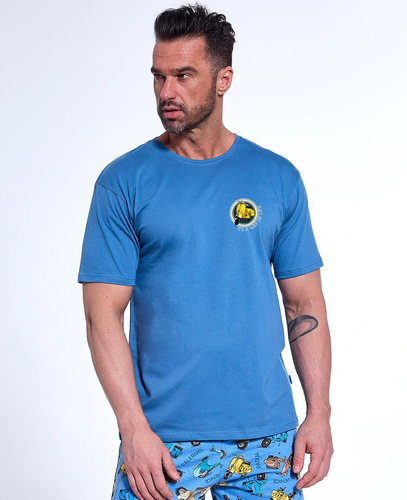 326/172 Way Of Life Pijamale bărbați Cornette albastru