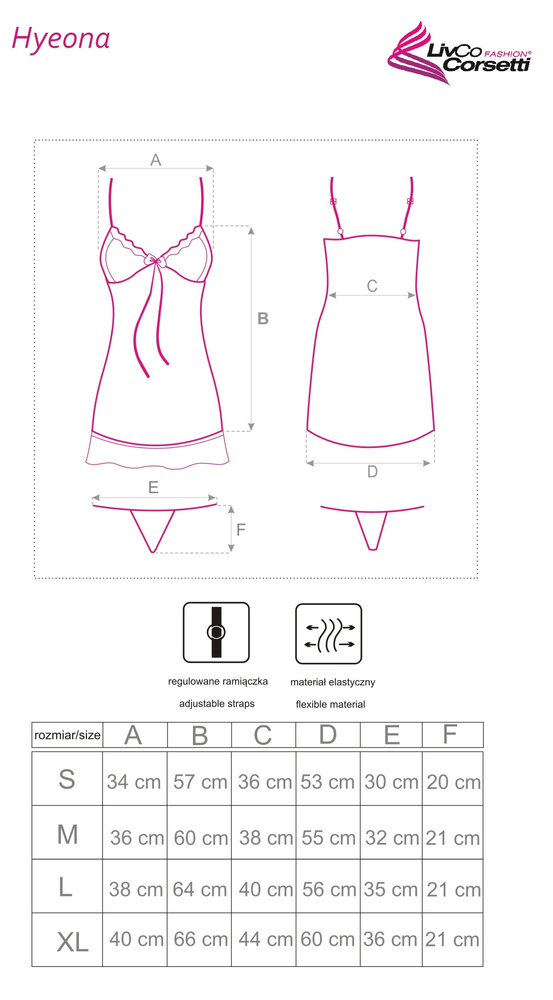 Tricou dama Hyeona Pink - senzual, roz | LivCo Corsetti Fashion