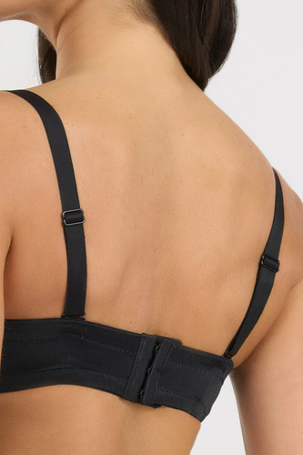 391 Sutien bandeau Nero Selene, cu armătură, bretele detașabile