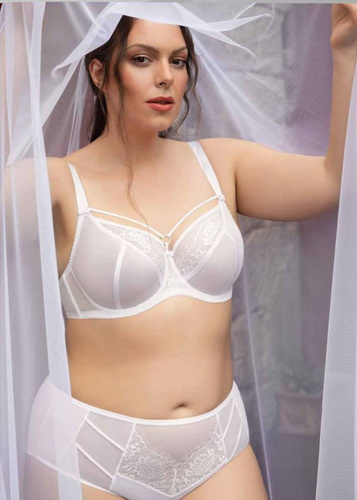 K 496 Paradise sutien moale Gorsenia - alb