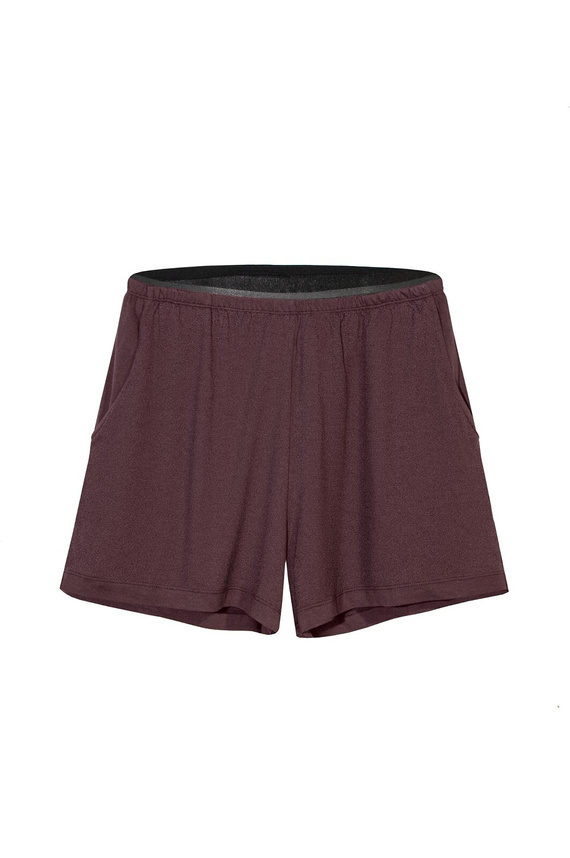 Pantaloni scurți pijama Mefemi Mila PDI1 vâscoză confort brown
