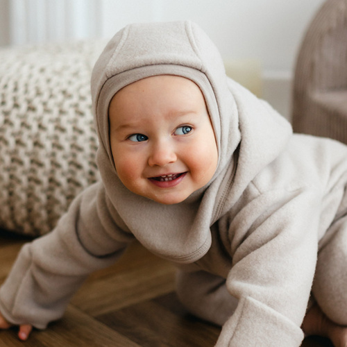 Balaclava pentru copii Merino Merino Eevi - polar si lana merinos, calda si respirabila