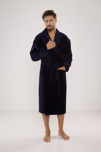 803 / 819 Halat bărbătesc Twin Terry Forex - toate albastru marin (albastru închis)