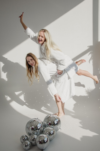 709 Halat pentru femei Manuela Forex - alb