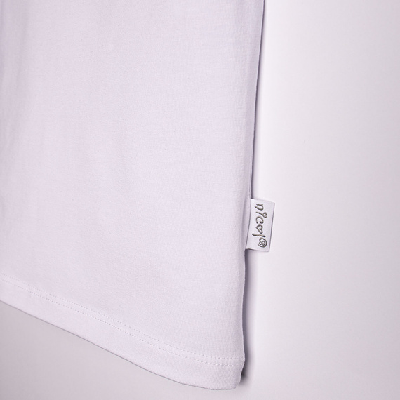 Bluză 220138 Nicol albă bumbac cu dantelă elegantă fete