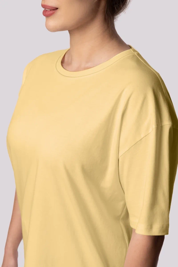 Bliss mânecă scurtă Pijamale de damă Mona galben