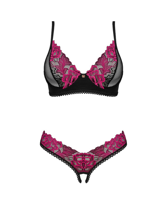 Rosenty Set Komplet 2-częściowy Obsessive - czarny