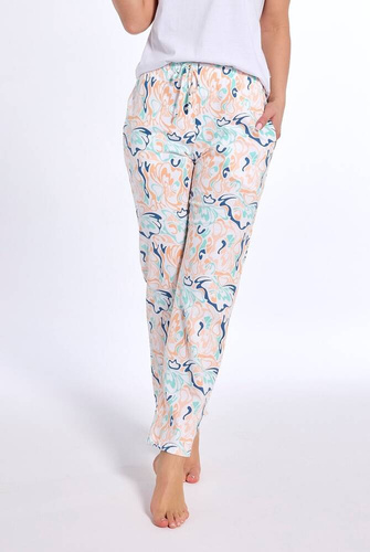 690/43 Pantaloni de pijama Cornette - alb