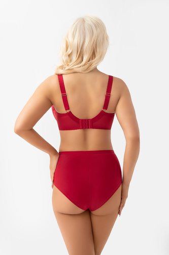 Gorsenia G024 Desire sutien soft roșu pentru sâni mari cu armătură
