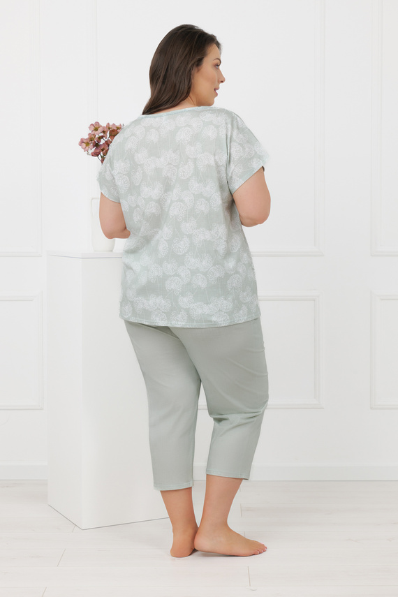 Pijama KALINA Italian Fashion – 100% bumbac, 3/4