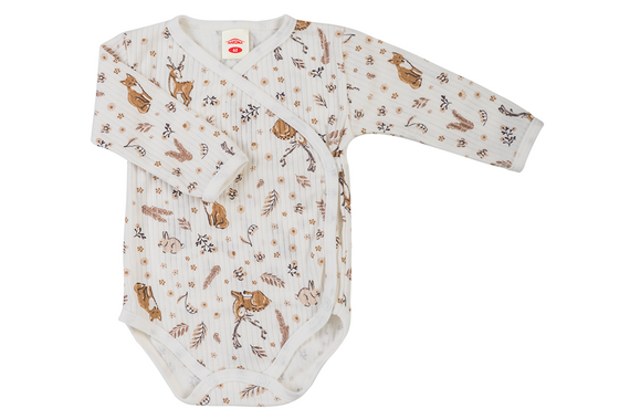 03253 Body pentru bebeluși Makoma „Nature” cu mâneci lungi