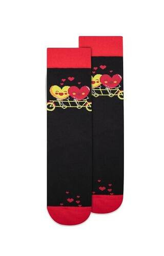U04.156 Sosete de Valentine's Day Wola - 984 negru