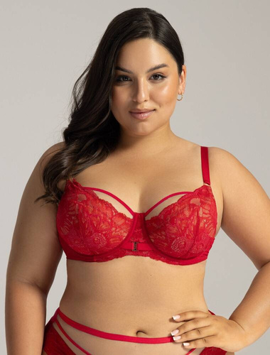 Sutien semi-căptușit Ava 2157, roșu