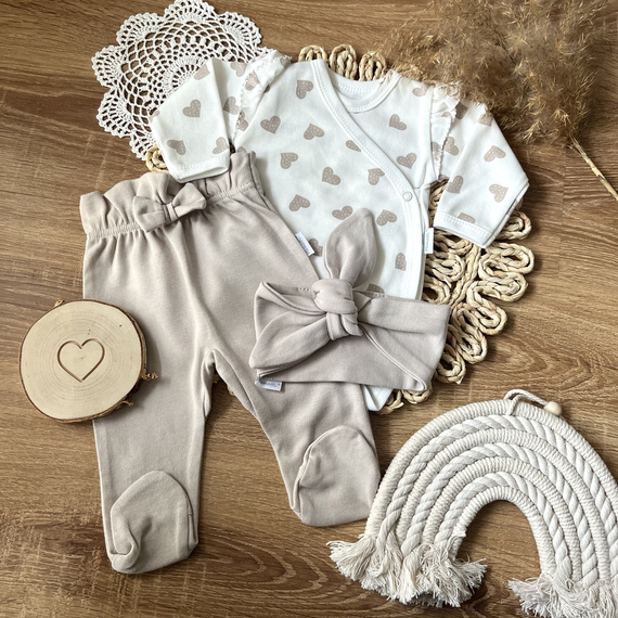 BD14226 Body cu mânecă lungă Hearts Mamatti