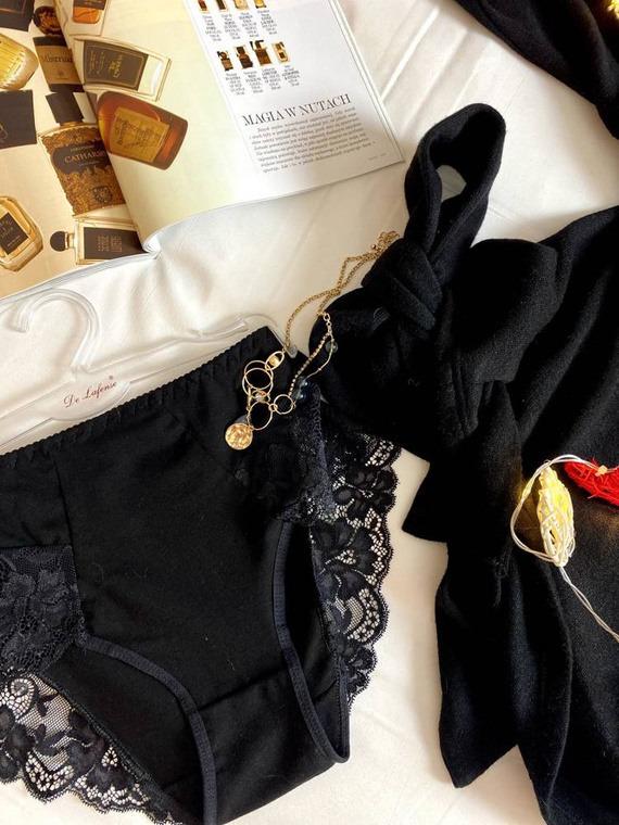 530 Iness Chiloți cu talie înaltă De lafense - negru