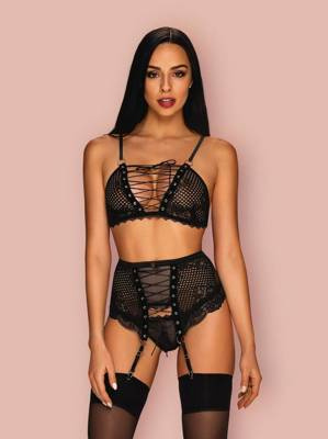 Basitta Set Komplet Obsessive czarny
