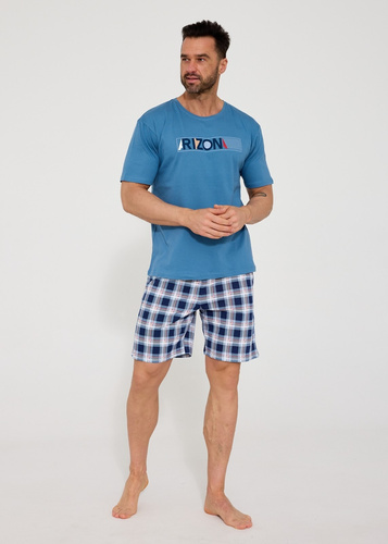 Pijama bărbați Cornette Arizona 326/204 din bumbac 100% – tricou și pantaloni scurți