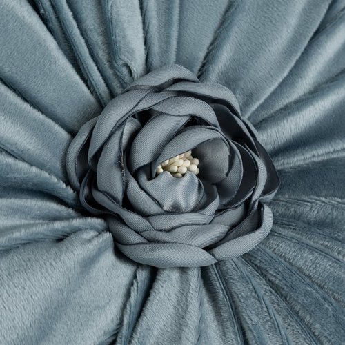 Pernă decorativă Flores Eurofirany floare Ø40 cm blue