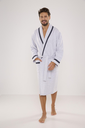 564 Halat pentru bărbați Bruno De Lafense - melange deschis 