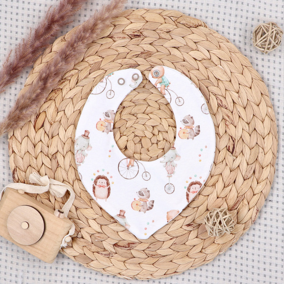 ABK-0049 Set bebeluș Circus Nini din bumbac organic, 4 piese