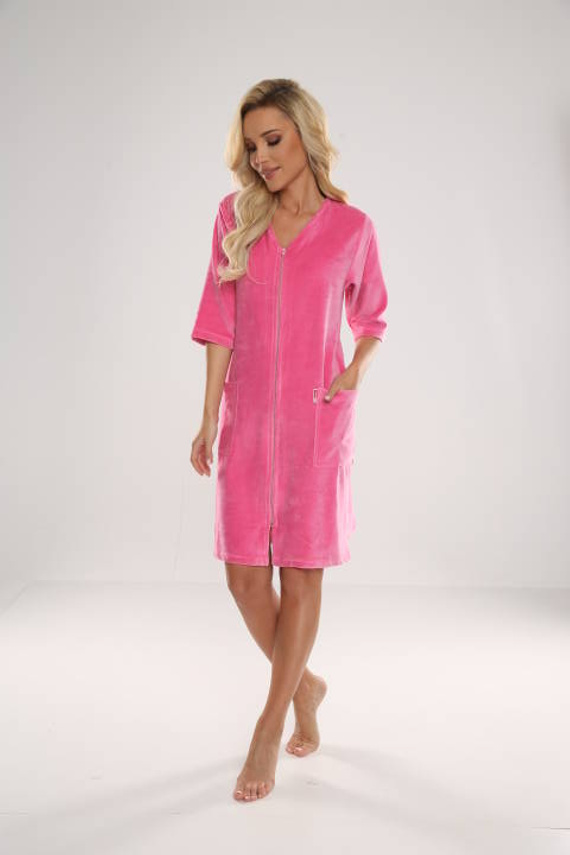 431 Halat de damă din velur Forex - roz