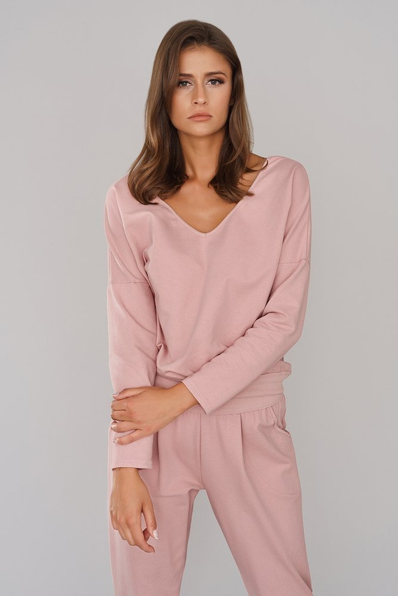 Karina Ladies set cu mânecă lungă, pantaloni Italian Fashion - mentă 