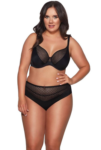 2103 Ava sutien maxi moale negru