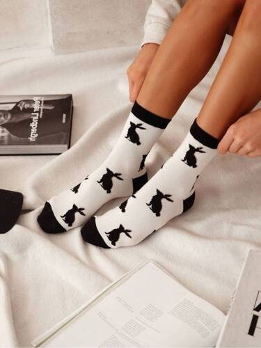 0200-153 Ciorapi dama Rabbit Milena - ecru