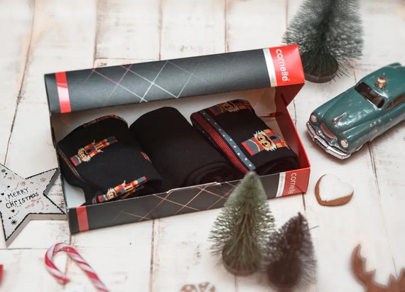 Șosete A45 Premium A'3 Cornette - Negre (Soldați)