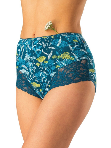 Slip dama Key LPF 577 albastru – bumbac, confortabil, 2 piese la pachet