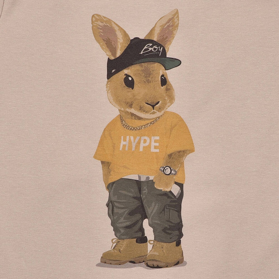 KAR-2004/BEZ Tricou pentru baieti Lagarto Verde bej