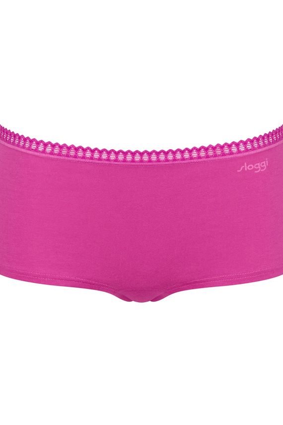 Pantaloni scurți pentru damă GO Crush Short C3P, pachet de 3 Sloggi - roșu roz