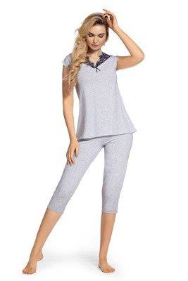 384 Clarisse Pijama 3/4 pentru femei - melange deschis