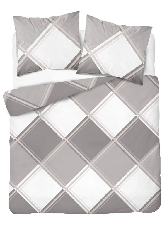 4683 A Home Satin Lenjerie de pat din satin bej Detexpol