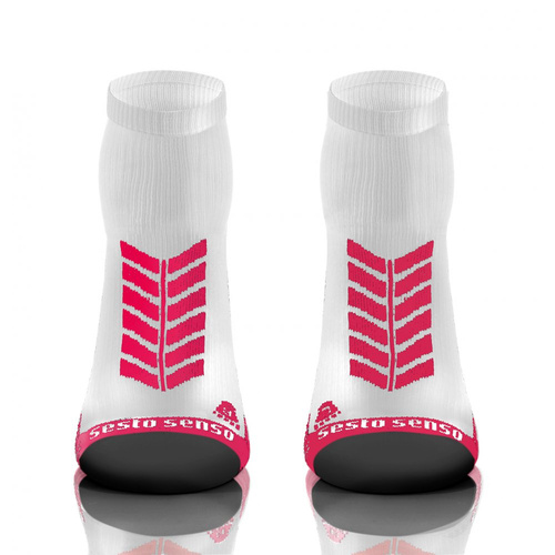 Ciorapi sport Sesto Senso ciorapi sport alb-roz