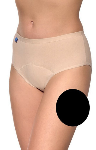 002 Chiloți de damă Gabidar negri - pentru incontinență urinară, bumbac, antibacterieni