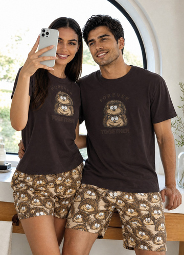 Pijama damă Cornette Forever 880/481 100% bumbac set pentru cuplu