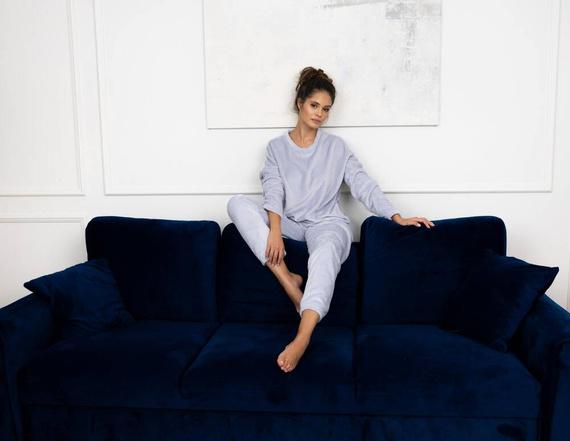 Pijamale Esme Soft Sensis pentru femei - Gri