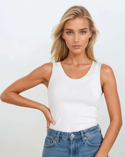 Top damă Eldar Active Carlana – top mulat din bumbac cu textură rib