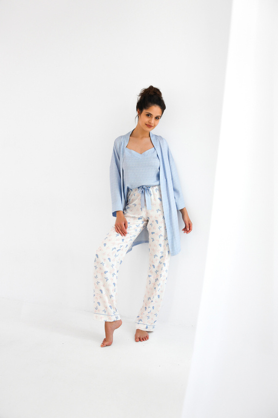 Halat pentru femei Felicia Sensis - albastru melange