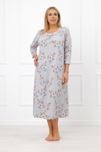 Cămașă de noapte Dobrawa Italian Fashion 100% bumbac mânecă 3/4
