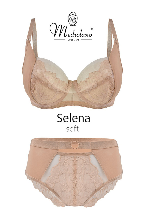 Mediolano Selena Soft 19265 Bej Sutien Soft Dantelat