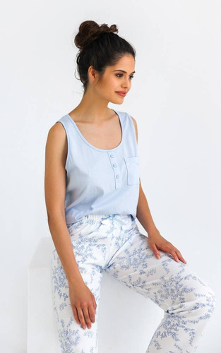 Pijama pentru femei Arely Sensis - albastru