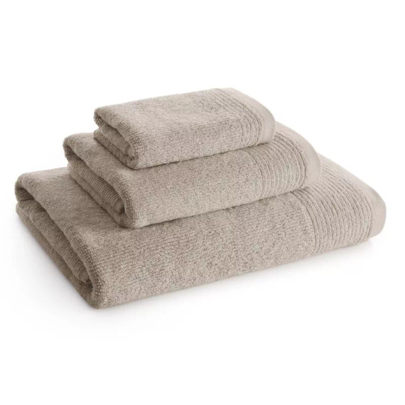 Set de 3 prosoape Eurofirany 500 GSM bumbac, în cutie premium, bej